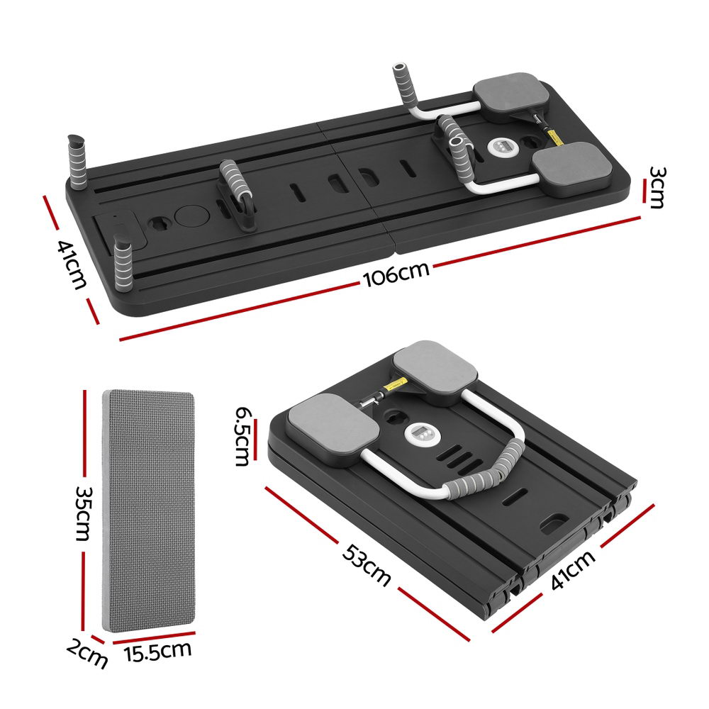 Everfit Foldable Pilates Reformer Board for Full-Body Workout view 2