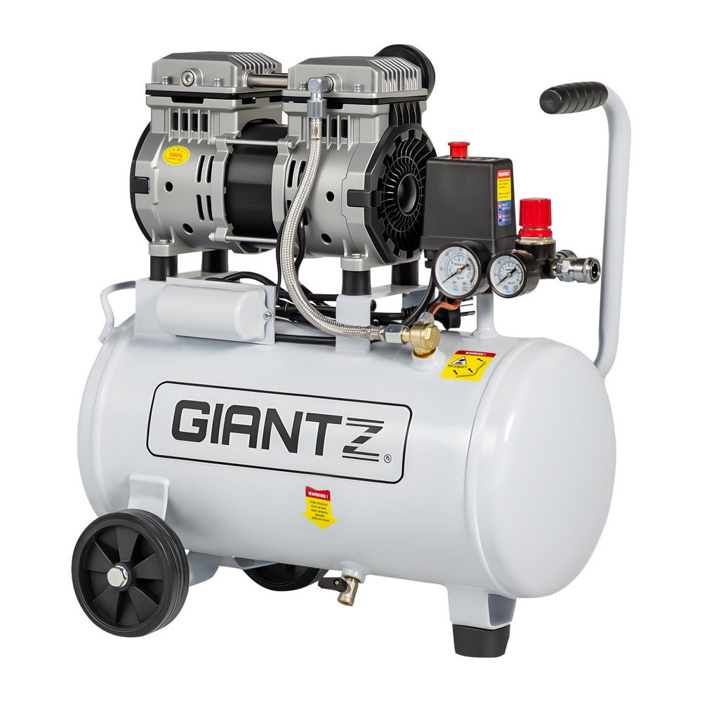 Giantz 24L Quiet Oil Free Air Compressor 0.75HP