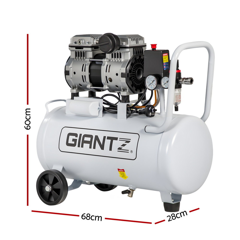 Giantz 30L Quiet Oil Free Air Compressor 0.75HP view 2
