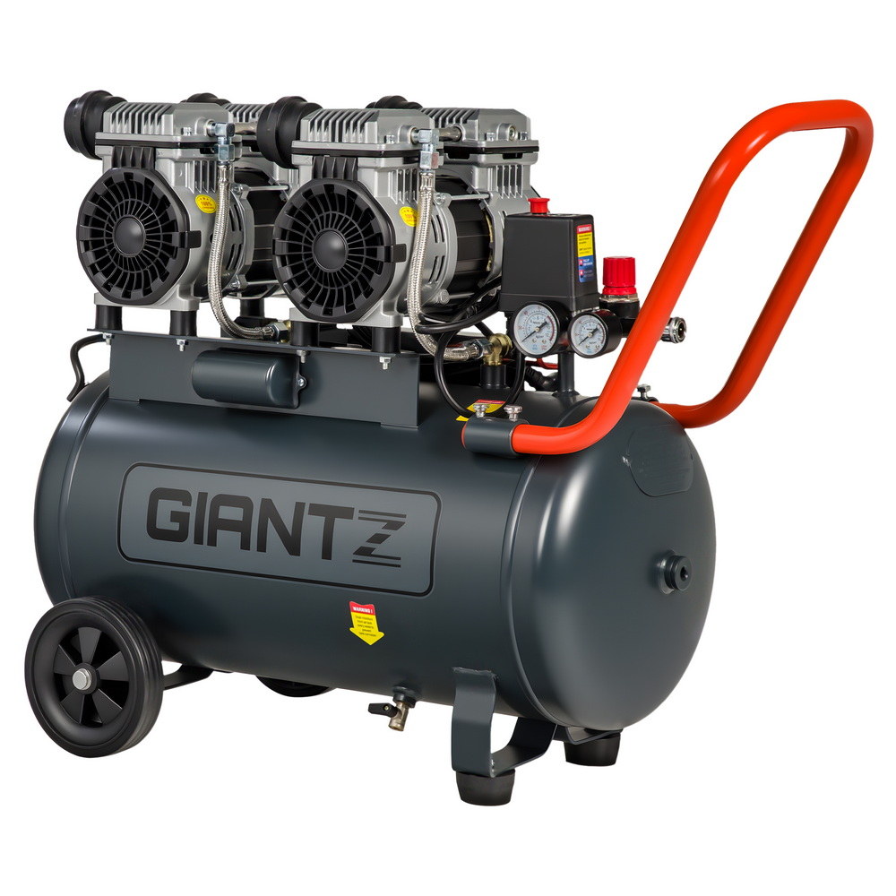 Giantz 50L Quiet Oil Free Air Compressor 3HP