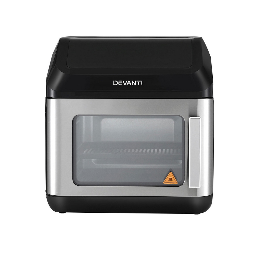 Devanti 13L LCD Air Fryer Oven Black view 3