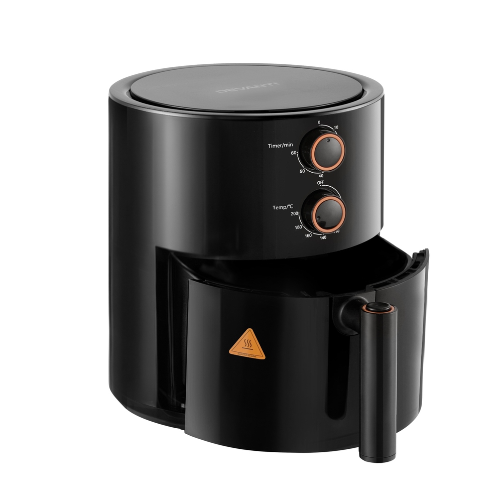 Devanti 4L Air Fryer Knob Control 1500W view 3