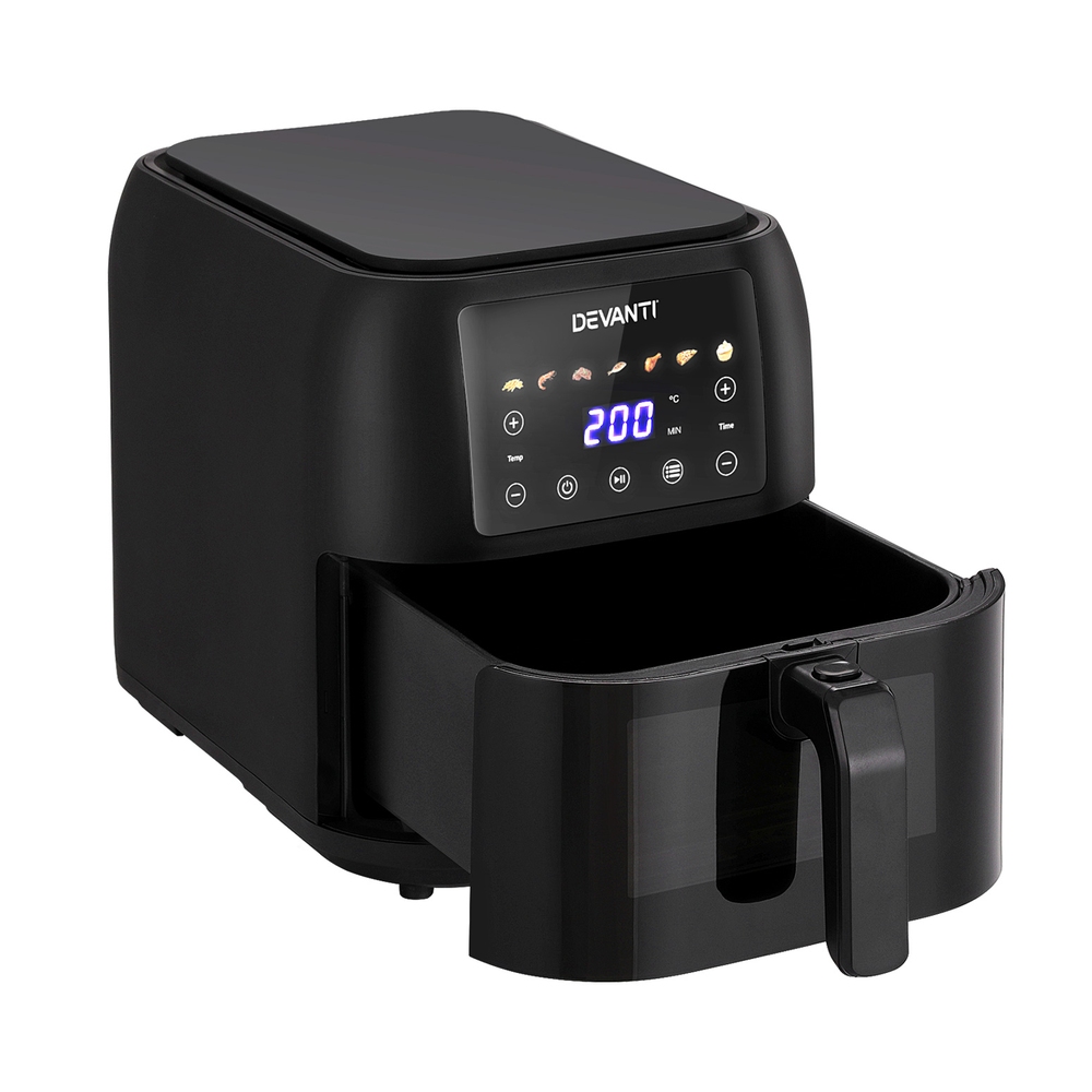 Devanti 8L LCD Air Fryer 1700W 7 Presets view 3