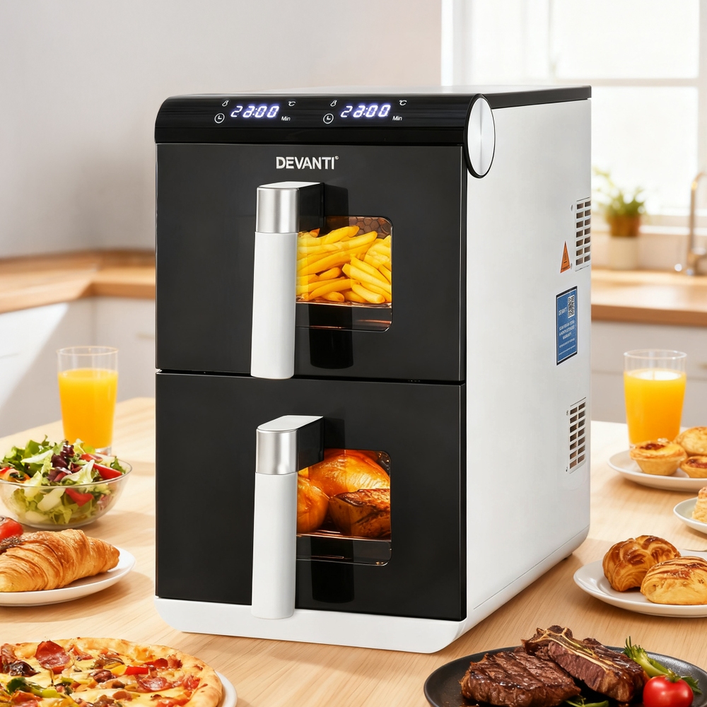 Devanti 11L Dual Zone Air Fryer Oven