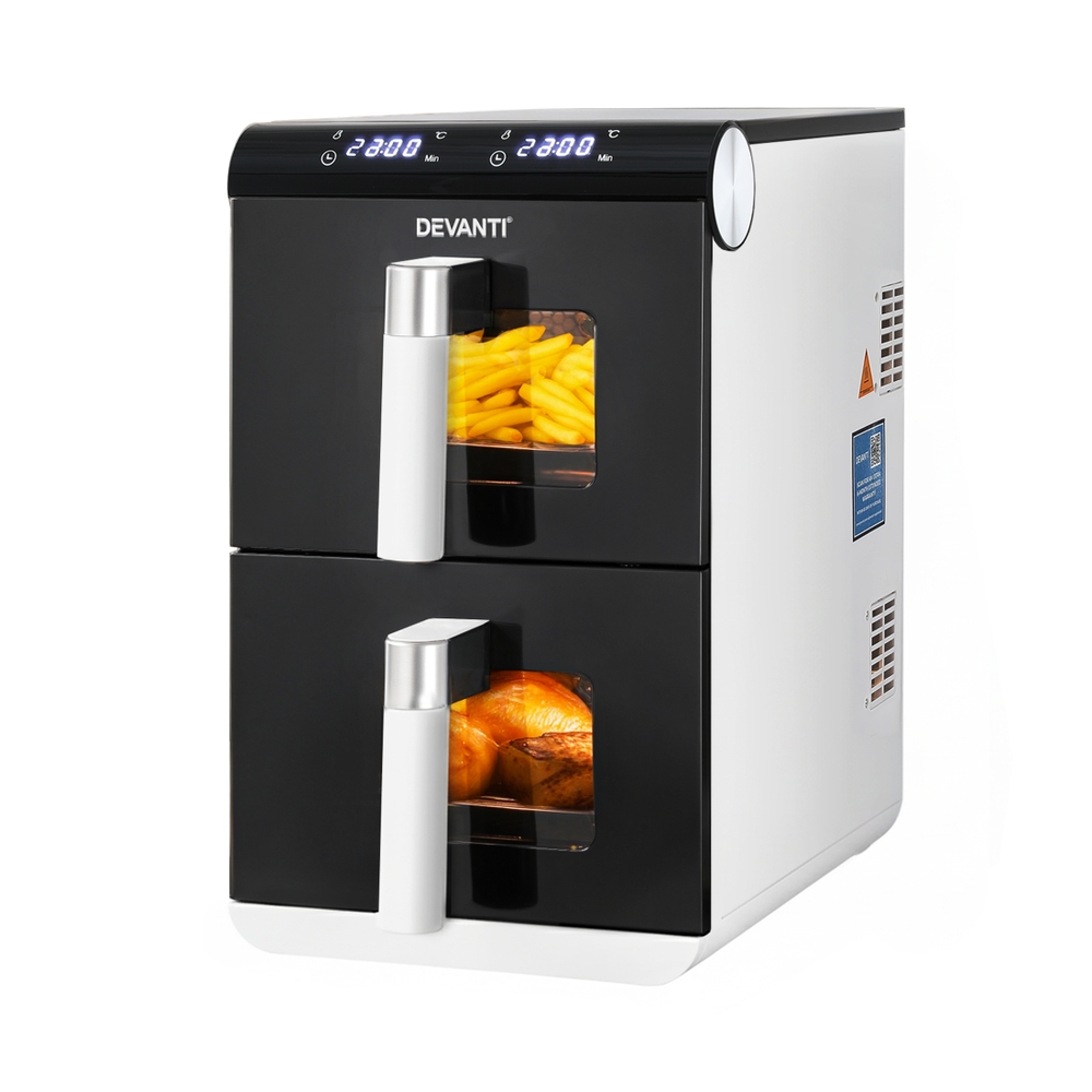 Devanti 11L Dual Zone Air Fryer Oven view 2