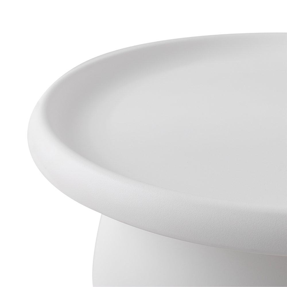 Artiss White Plastic Coffee Table 71cm view 3