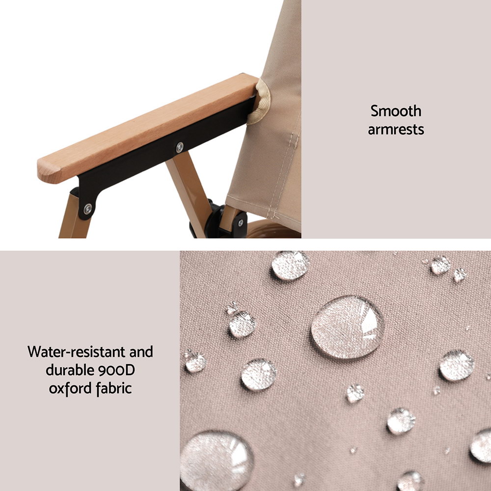 Gardeon Steel Portable Folding Beach Chair view 4