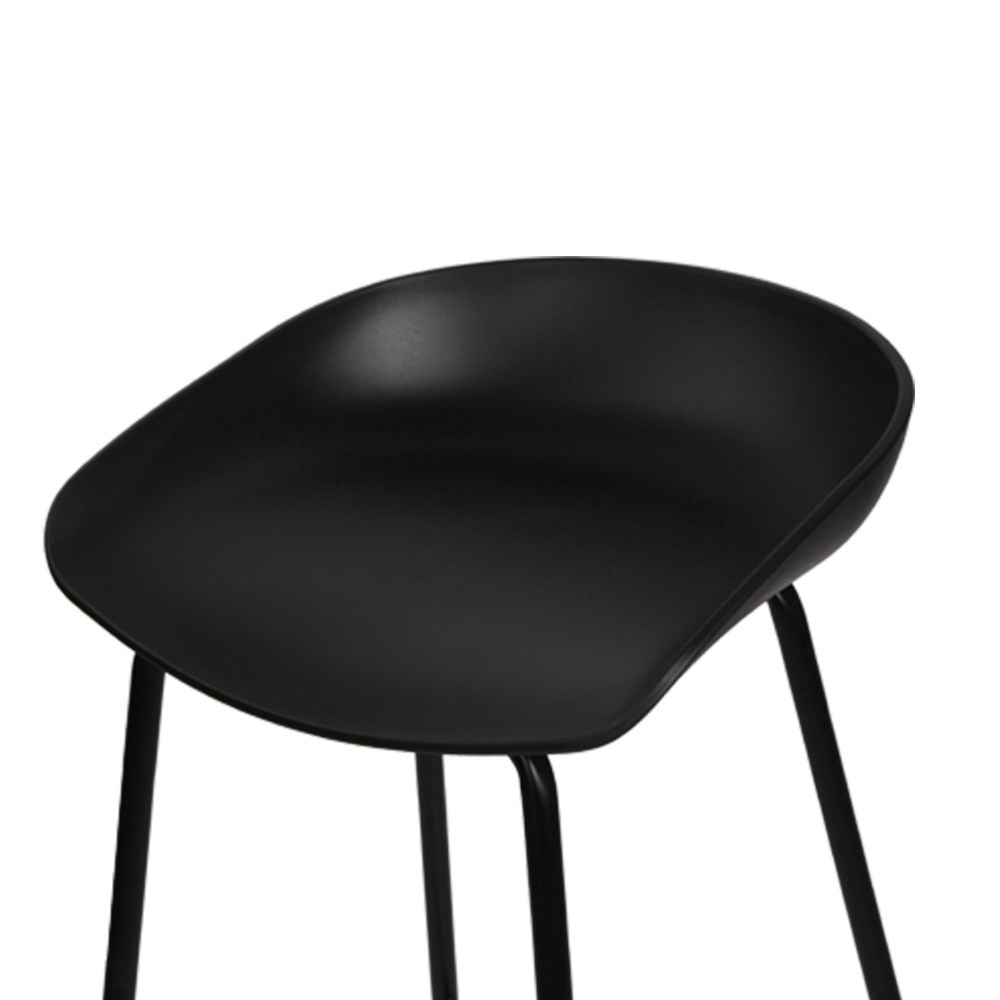 Artiss Bar Stools Plastic Seat Metal Black, Set of 2 or 4 view 4