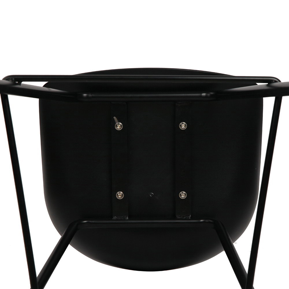 Artiss Bar Stools Plastic Seat Metal Black, Set of 2 or 4 view 5