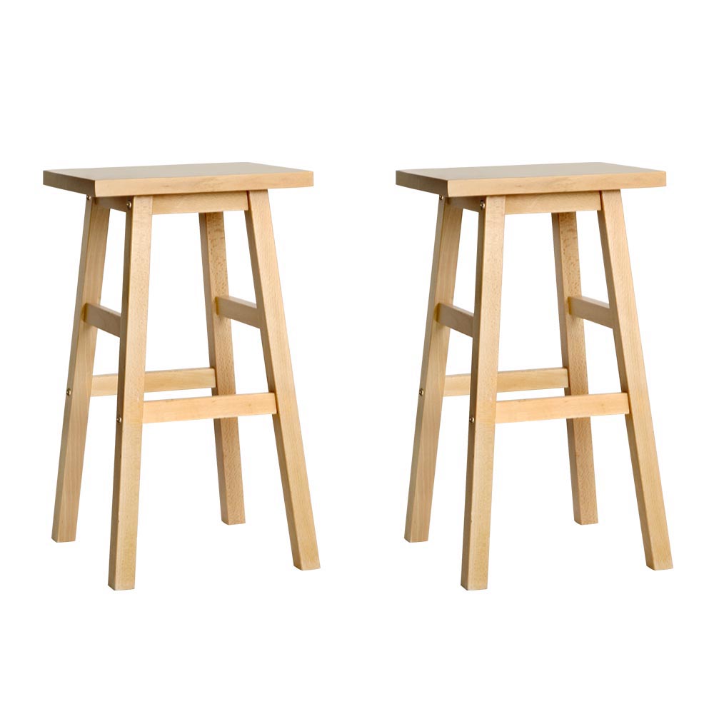 Artiss Baden Wooden Bar Stools, Set of 2 or 4