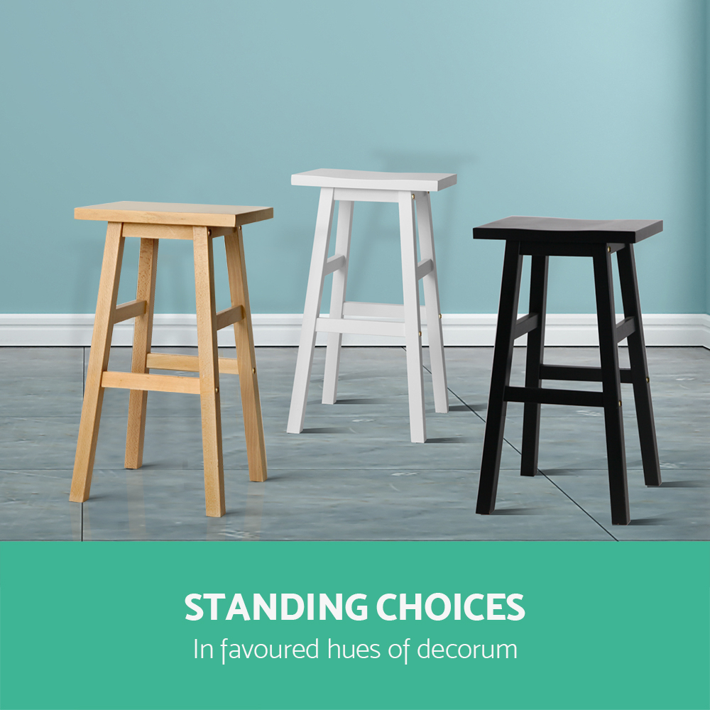 Artiss Baden Wooden Bar Stools, Set of 2 or 4 view 4