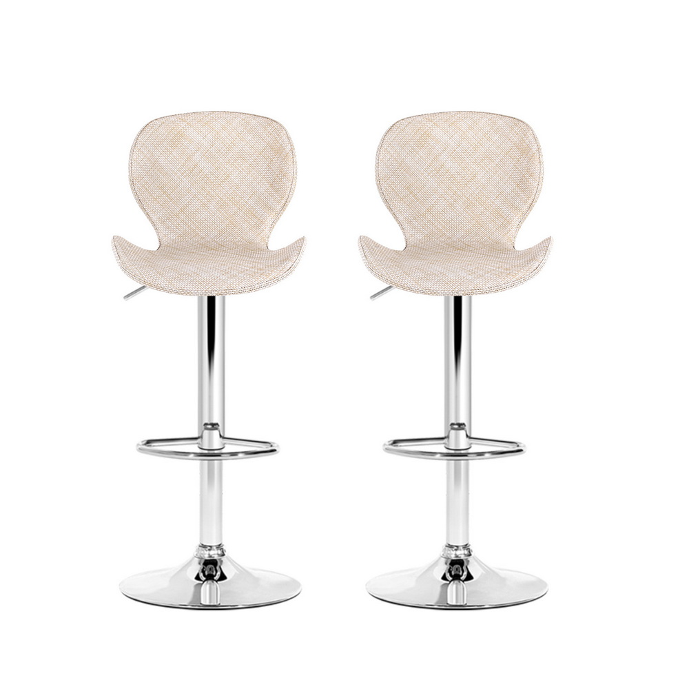 Artiss Bar Stools PE Rattan, Multi-Colour, Set of 2 or 4 view 3