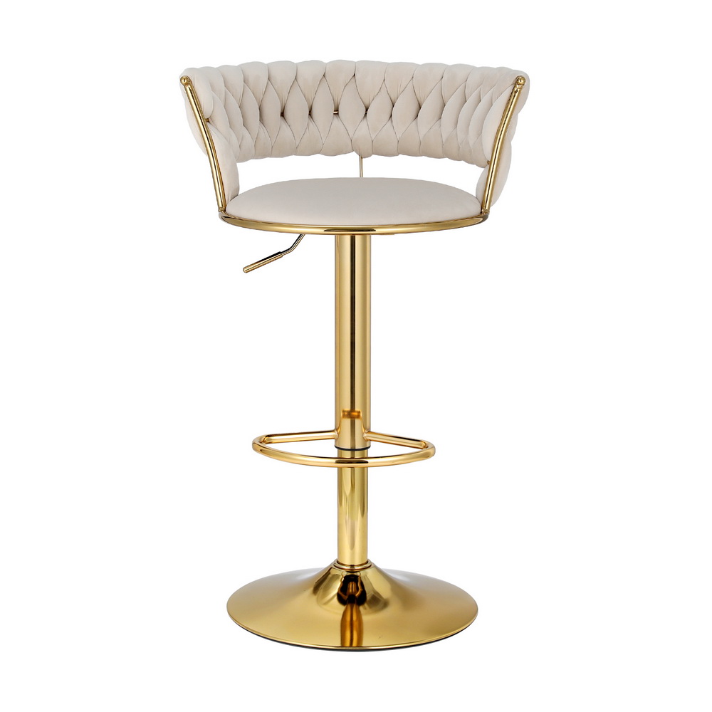 Artiss Vivien Velvet Bar Stools in Multiple Colours view 3