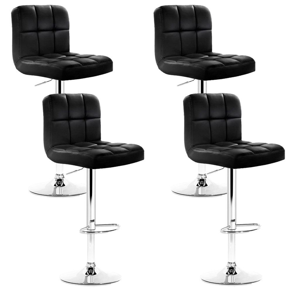 Artiss Leather Gas Lift Bar Stools in Multiple Colours