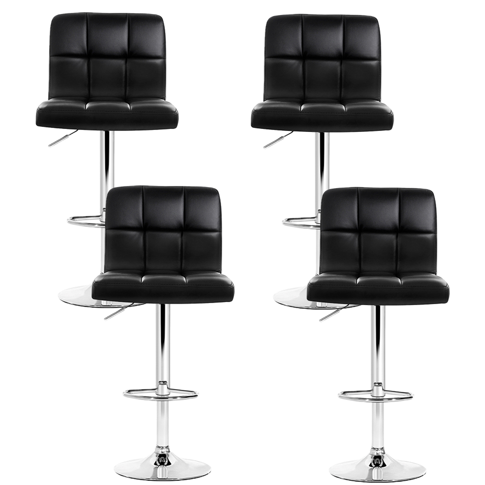 Artiss Leather Gas Lift Bar Stools in Multiple Colours view 3
