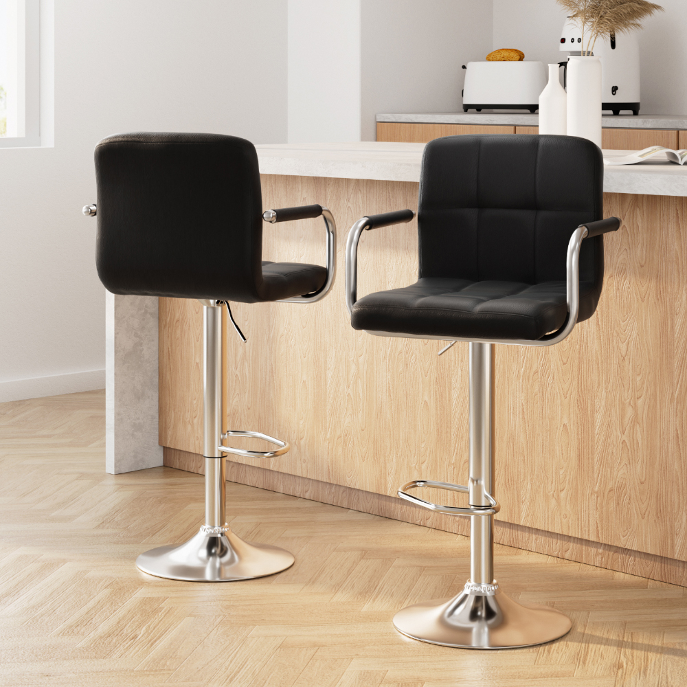 Artiss Bar Stools w/Armrest, Multi-Colour, Set of 2 or 4