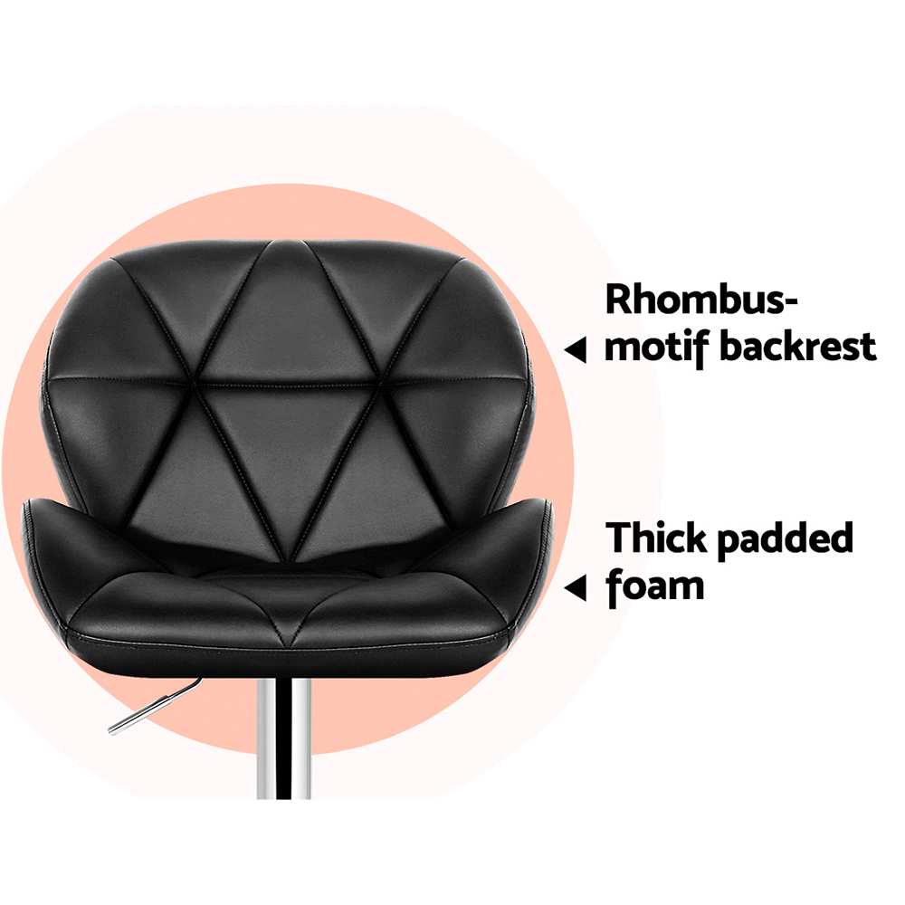Artiss Padded Bar Stools with Gas Lift, Multiple Colours view 4