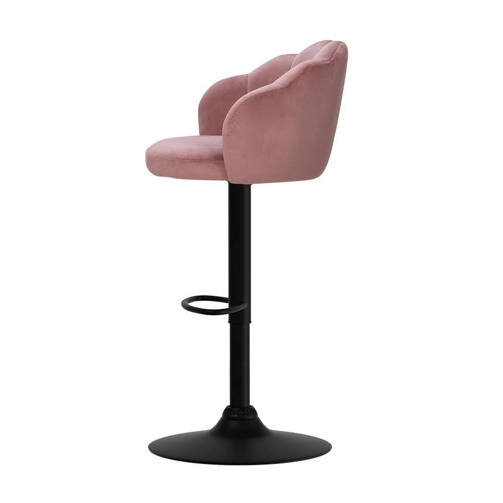 Artiss Nessah Velvet Bar Stools in Multiple Colours view 3