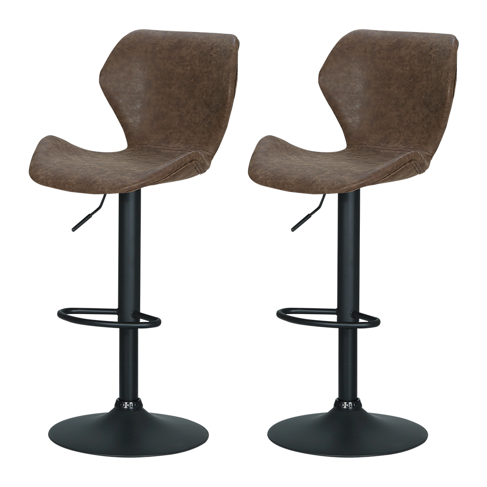 Artiss Frawley Bar Stools, Swivel Gas Lift, Vintage