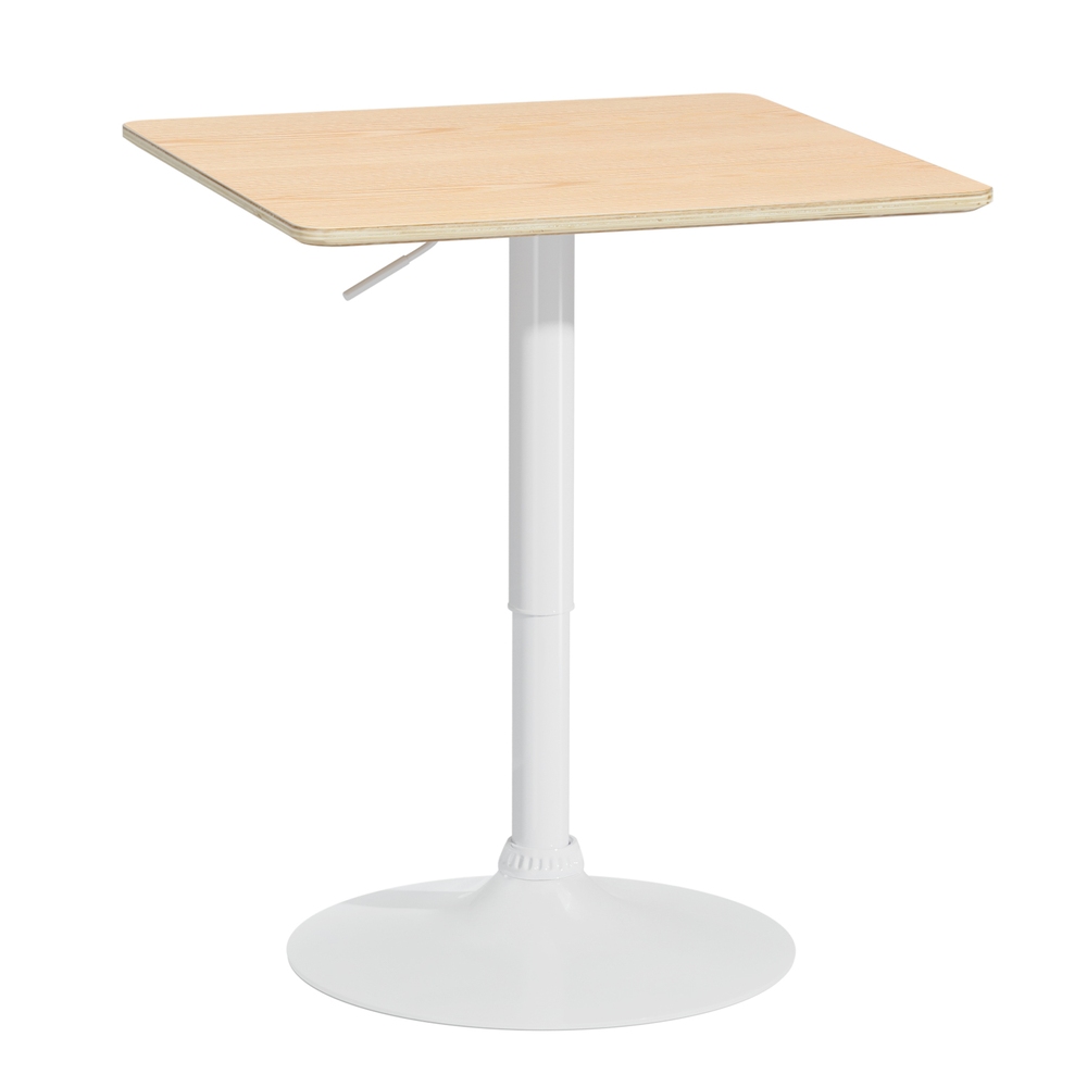 Artiss Aine Square Bar Table, Adjustable Height