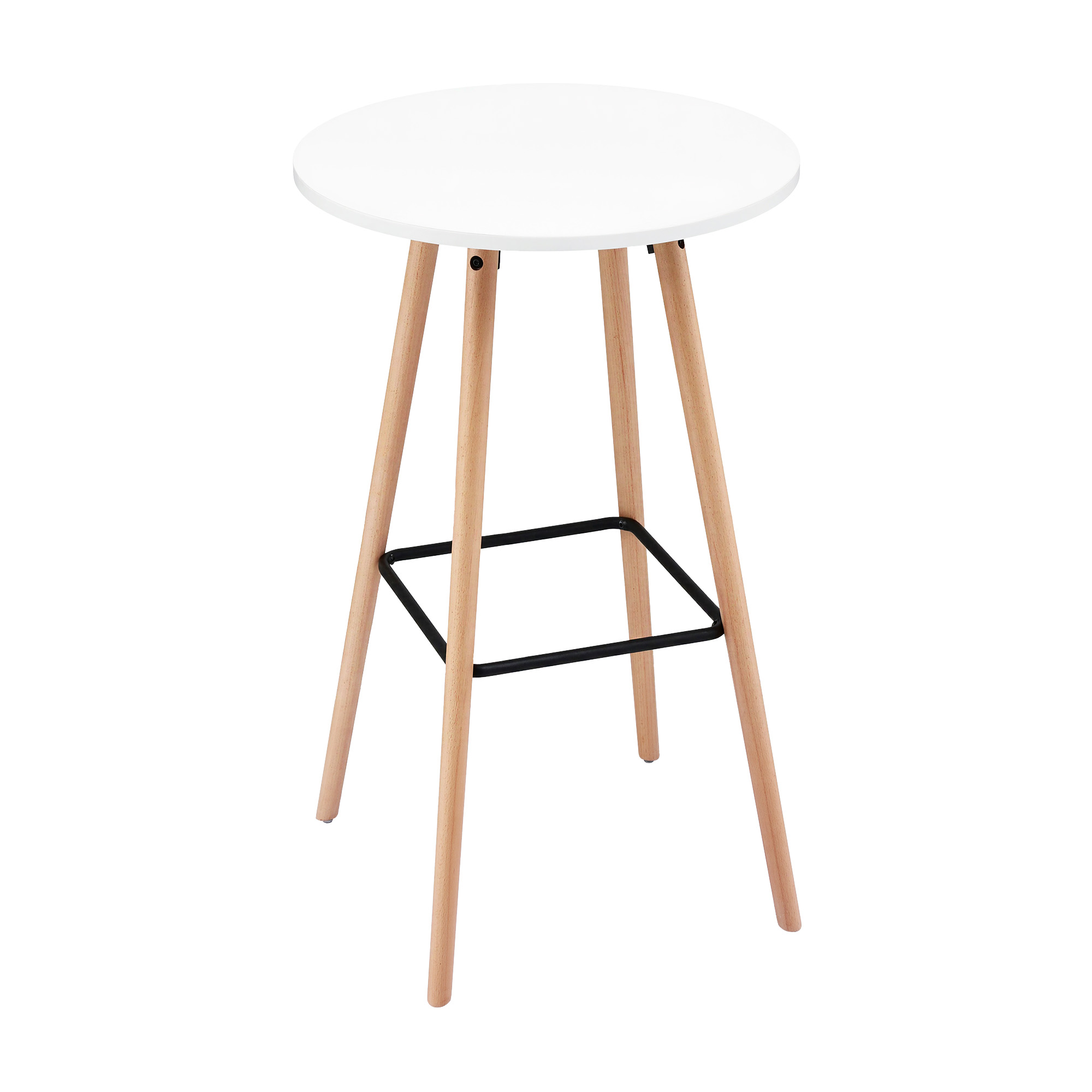 Artiss Round Bar Table 98cm White