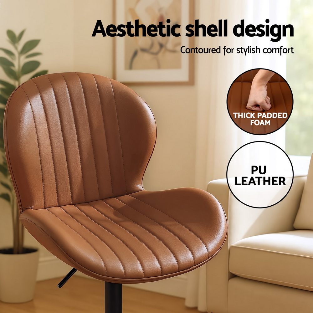 Artiss Bar Stools PU Leather, Multi-Colour, Set of 2 or 4 view 5