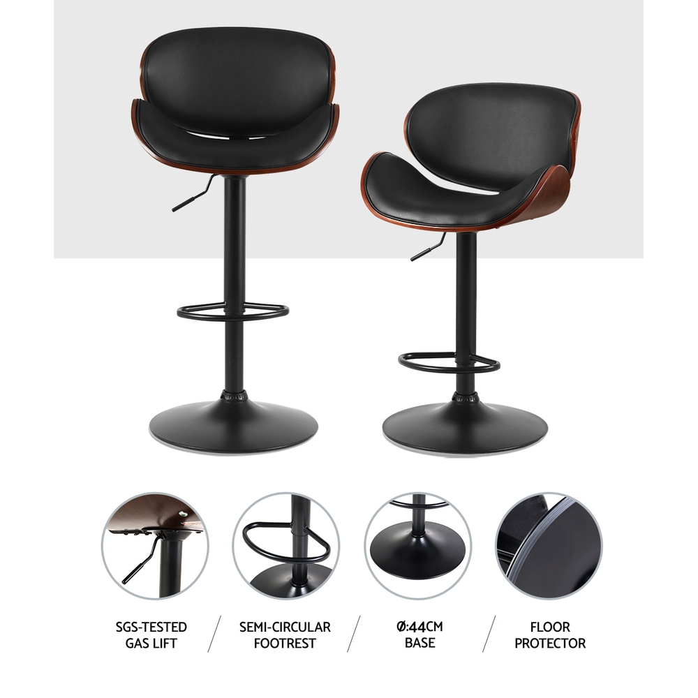 Artiss Joyce Leather Bar Stools, Single or Set of 2 view 4