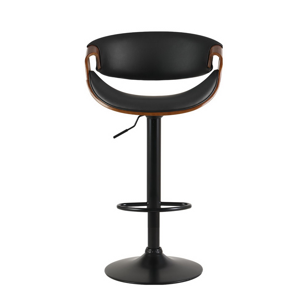 Artiss Ambrus Leather Gas Lift Armrest Bar Stools view 3