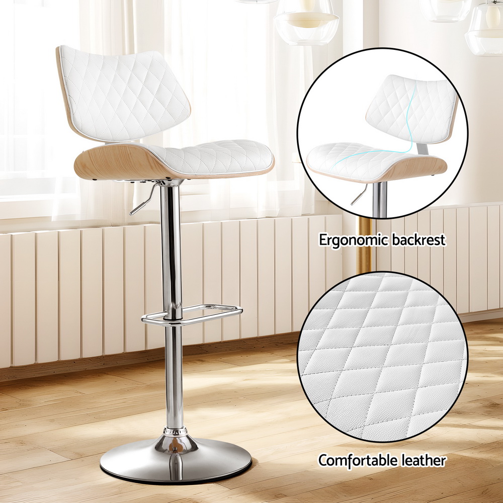 Artiss Quilla Swivel Bar Stools, Single to Set of 4 view 5