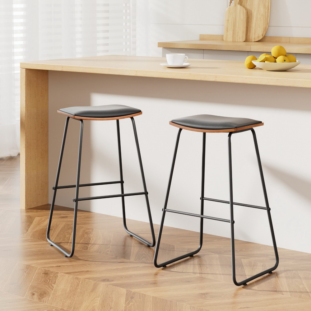 Artiss Metal Bar Stools, Single or Set of 2