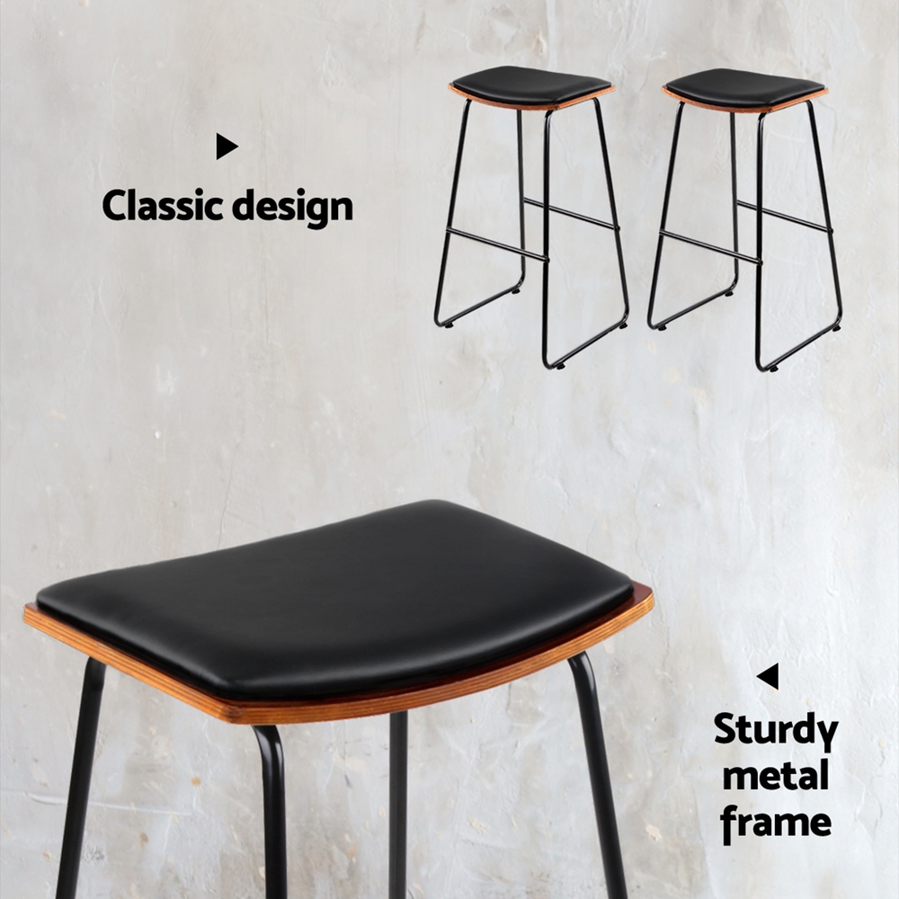Artiss Metal Bar Stools, Single or Set of 2 view 5