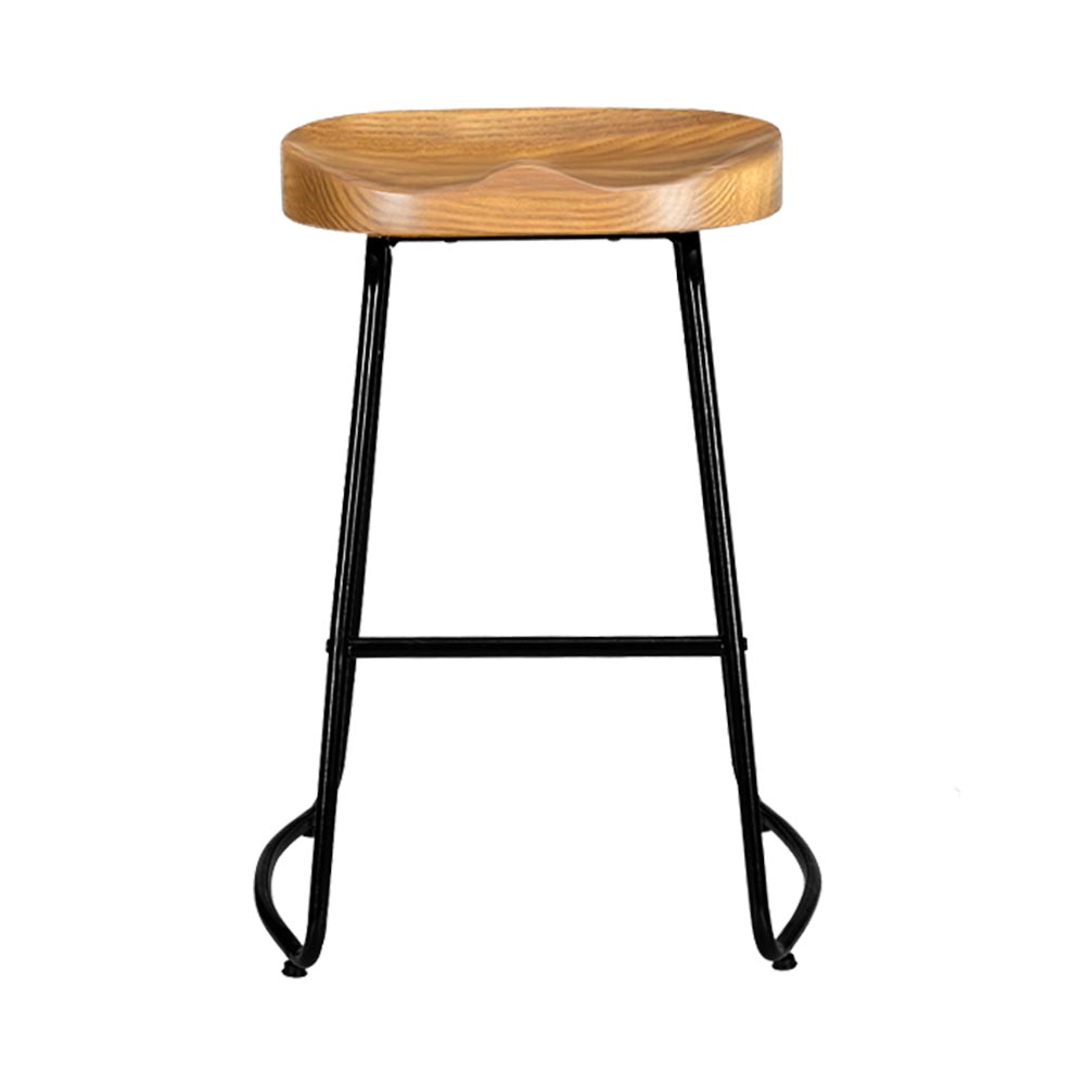 Artiss Bar Stools Vintage Wood, Multi-Colour, Set of 2 or 4 view 3