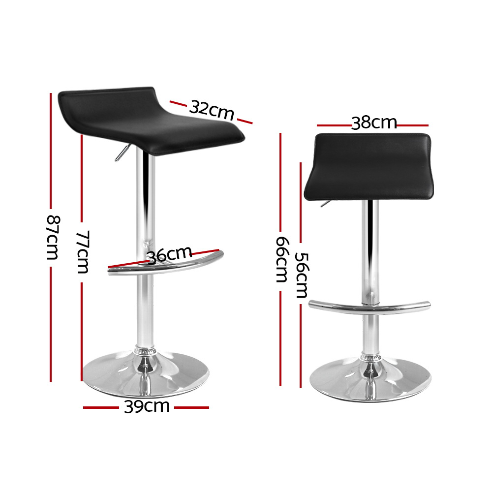Artiss Sena Gas Lift Bar Stools in Multiple Colours view 2