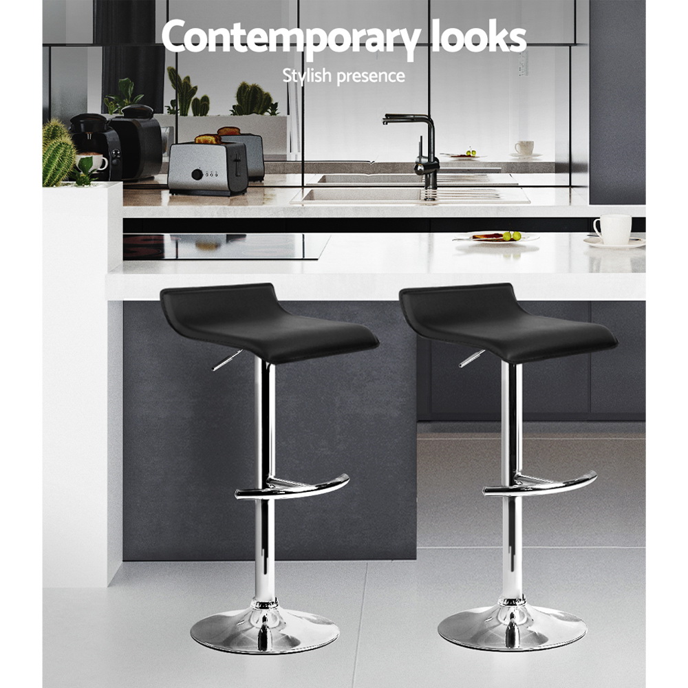 Artiss Sena Gas Lift Bar Stools in Multiple Colours view 4