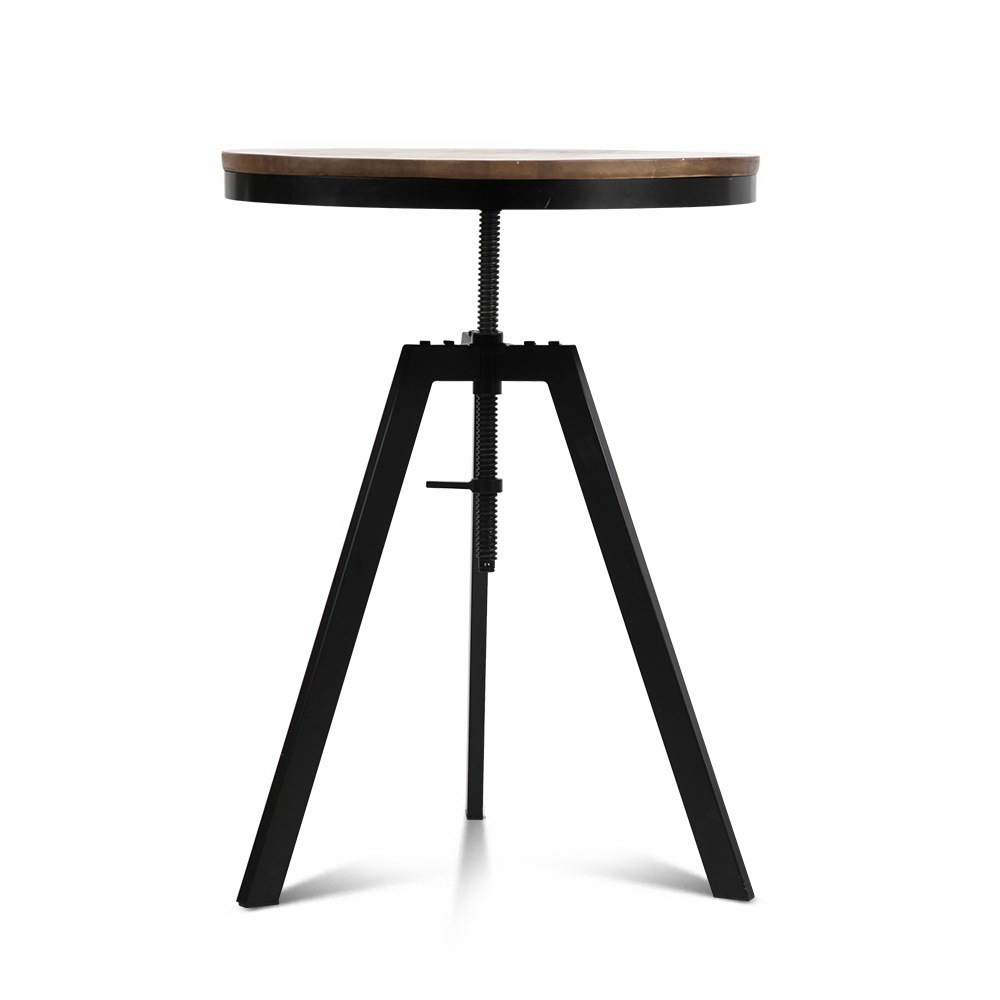 Artiss Round Bar Table, 67 to 86cm Adjustable Height view 3