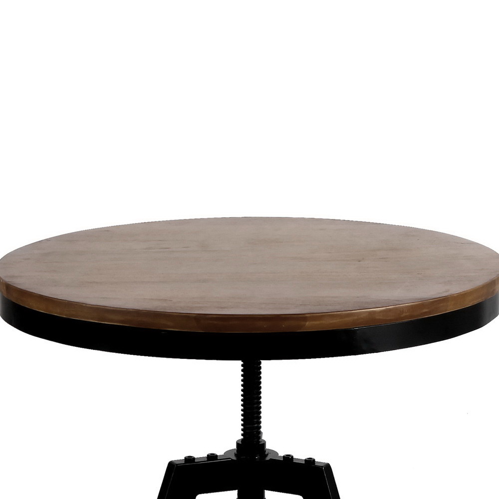 Artiss Round Bar Table, 67 to 86cm Adjustable Height view 5