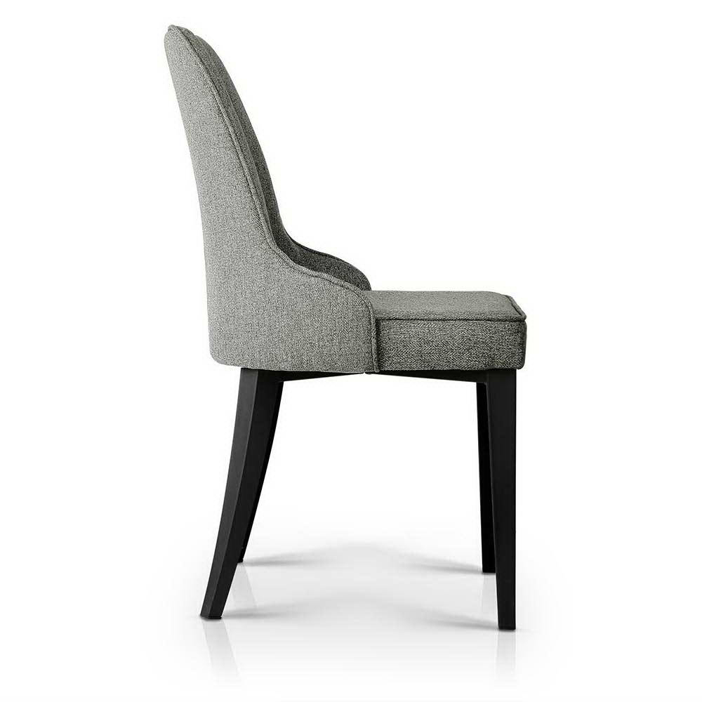 Artiss Fabric Dining Chairs, Single or Set of 2, Grey view 4