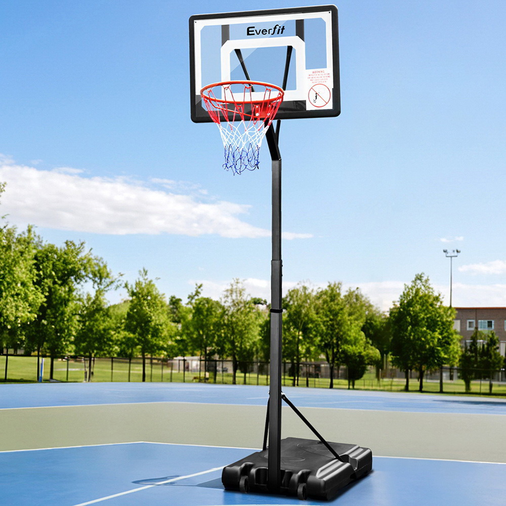 Everfit 2.6M Basketball Hoop Stand 32in PVC Backboard