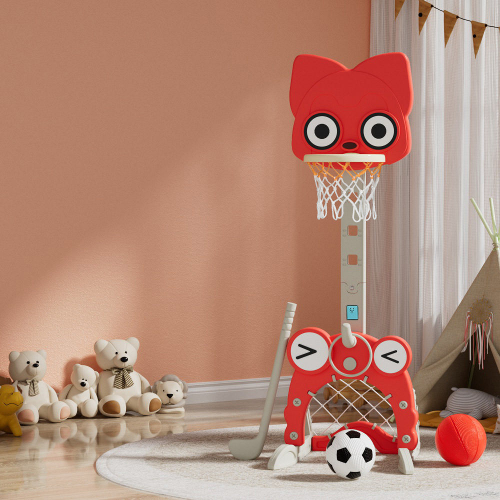 Everfit Kids Basketball Hoop Stand 5-in-1 Sports Set view 5