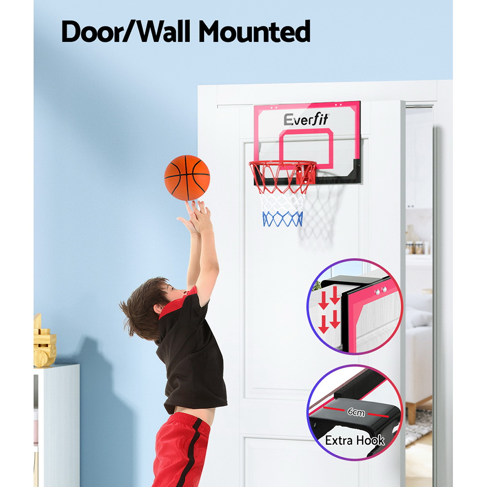 Everfit 23in Mini Basketball Hoop Door Wall Mounted view 4