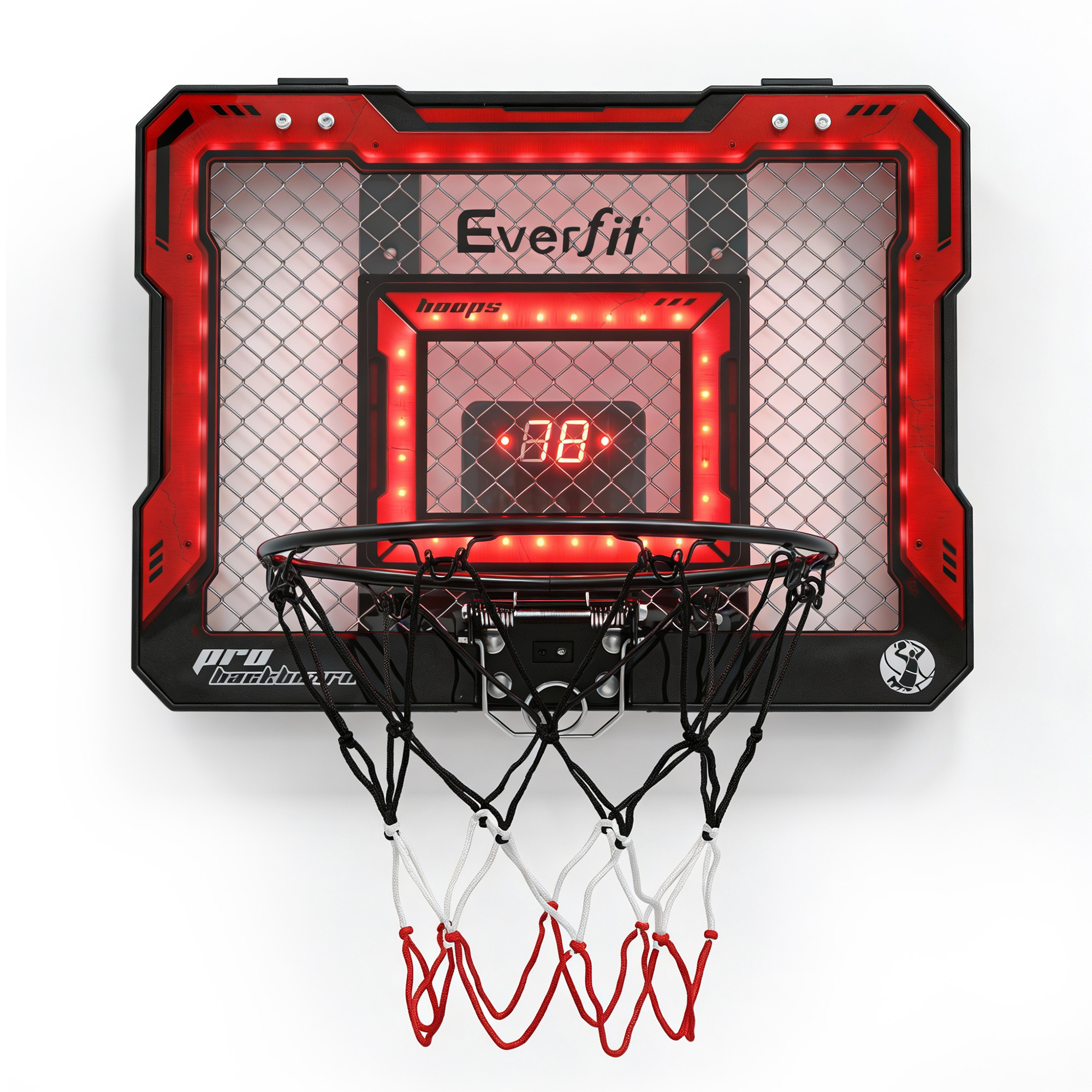 Everfit Mini Basketball Hoop Over Door LED Scoreboard view 3