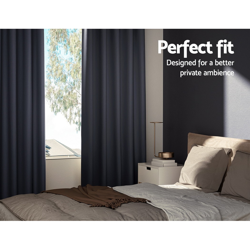 Artiss Blockout Curtains Eyelet in Multiple Sizes view 3