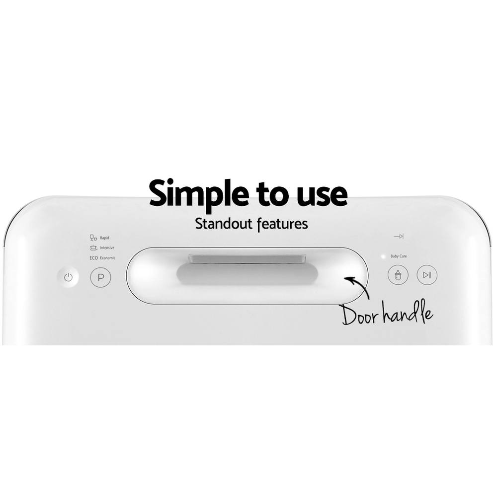 Devanti Benchtop Dishwasher with Touch Controls view 5