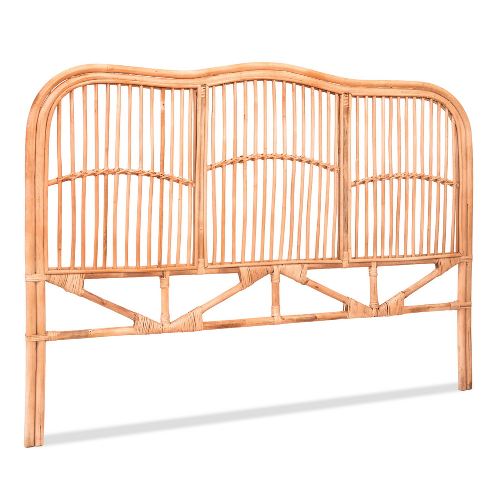 Artiss NERO Rattan Bed Headboard, Pine