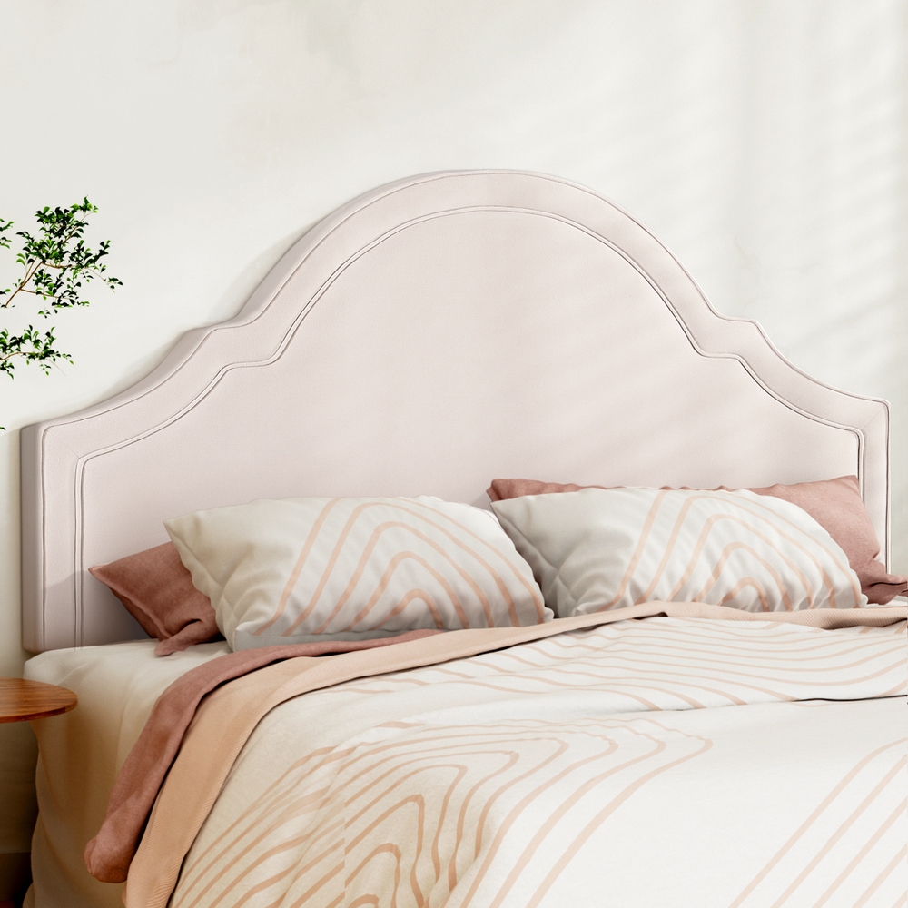 Artiss IRIS Velvet Bed Head Headboard, Queen or King
