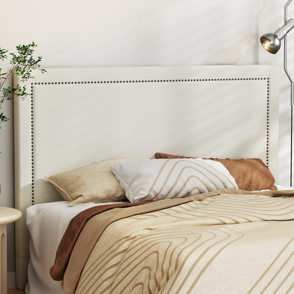 Artiss RIVE Fabric Bed Head Headboard, Queen