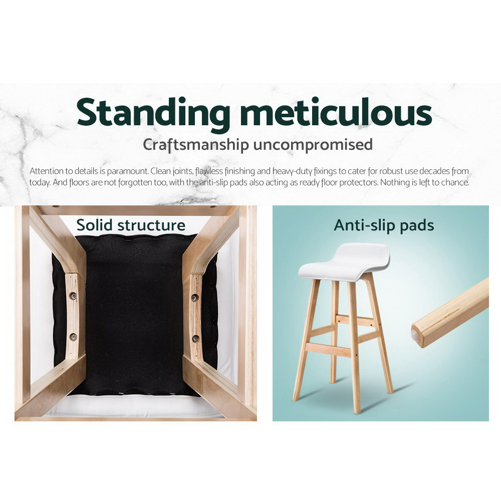 Artiss Sliva PU Leather Bar Stools in Multiple Colours view 5
