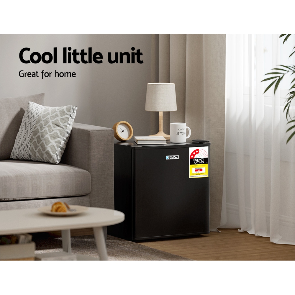 Devanti 48L Bar Fridge with Chiller Compartment view 4