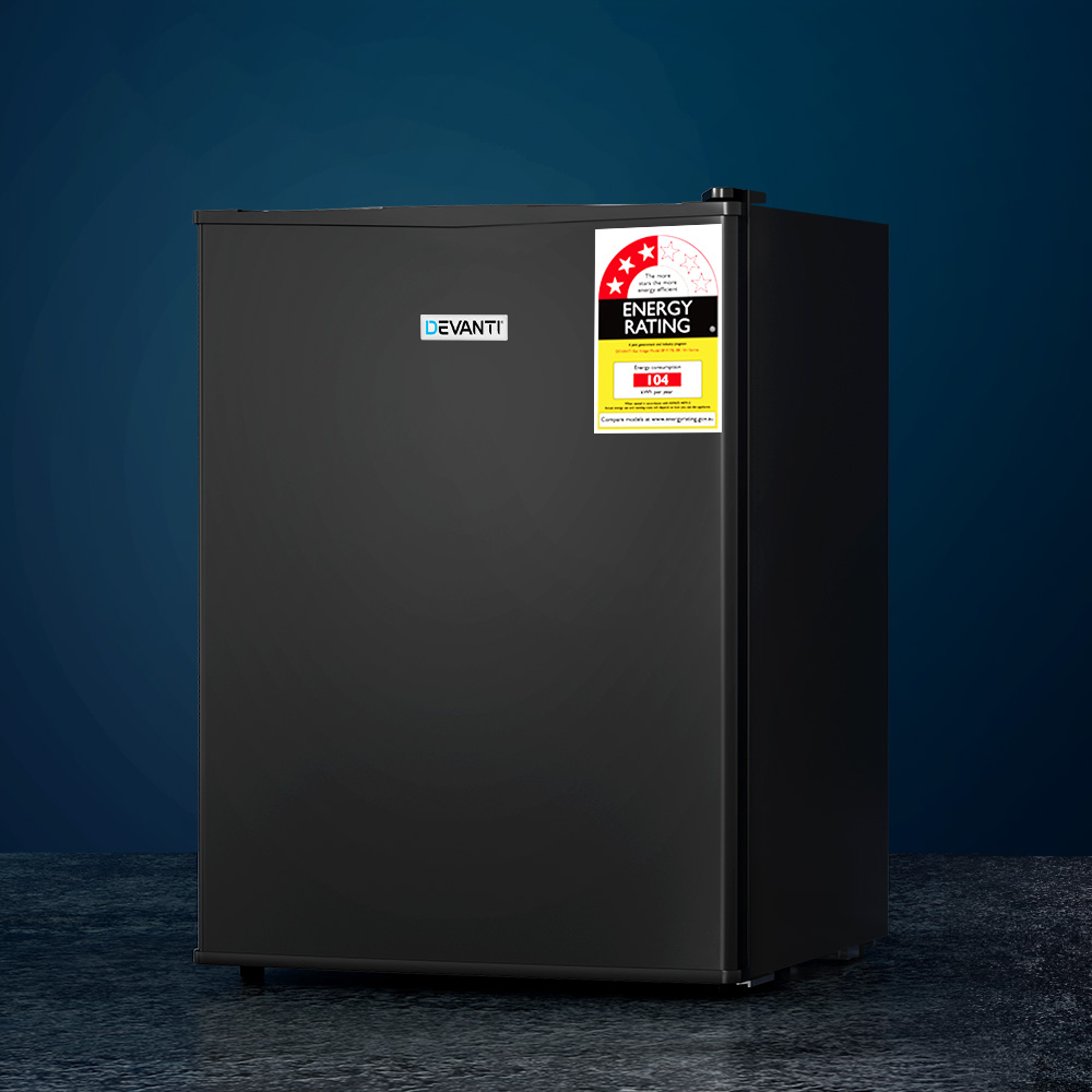 Devanti 70L Bar Fridge with Chiller Compartment