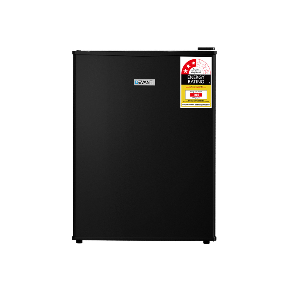 Devanti 70L Bar Fridge with Chiller Compartment view 3